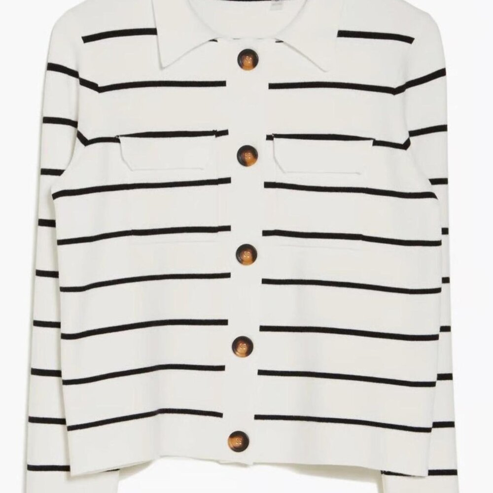 T Tahari Crop Sweater Jacket